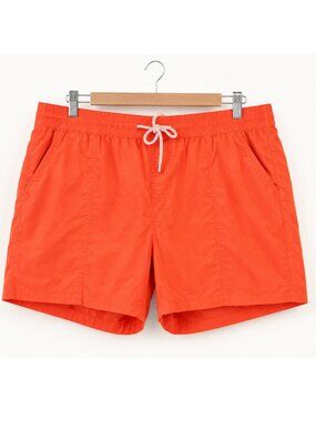 Torrid Orange Poplin Yacht Shorts 3X (22/24) Drawstring Summer NWT